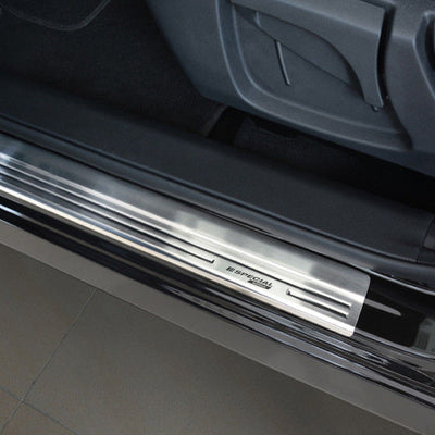 Einstiegsleiste Edelstahl für Nissan Qashqai II Silber Matt