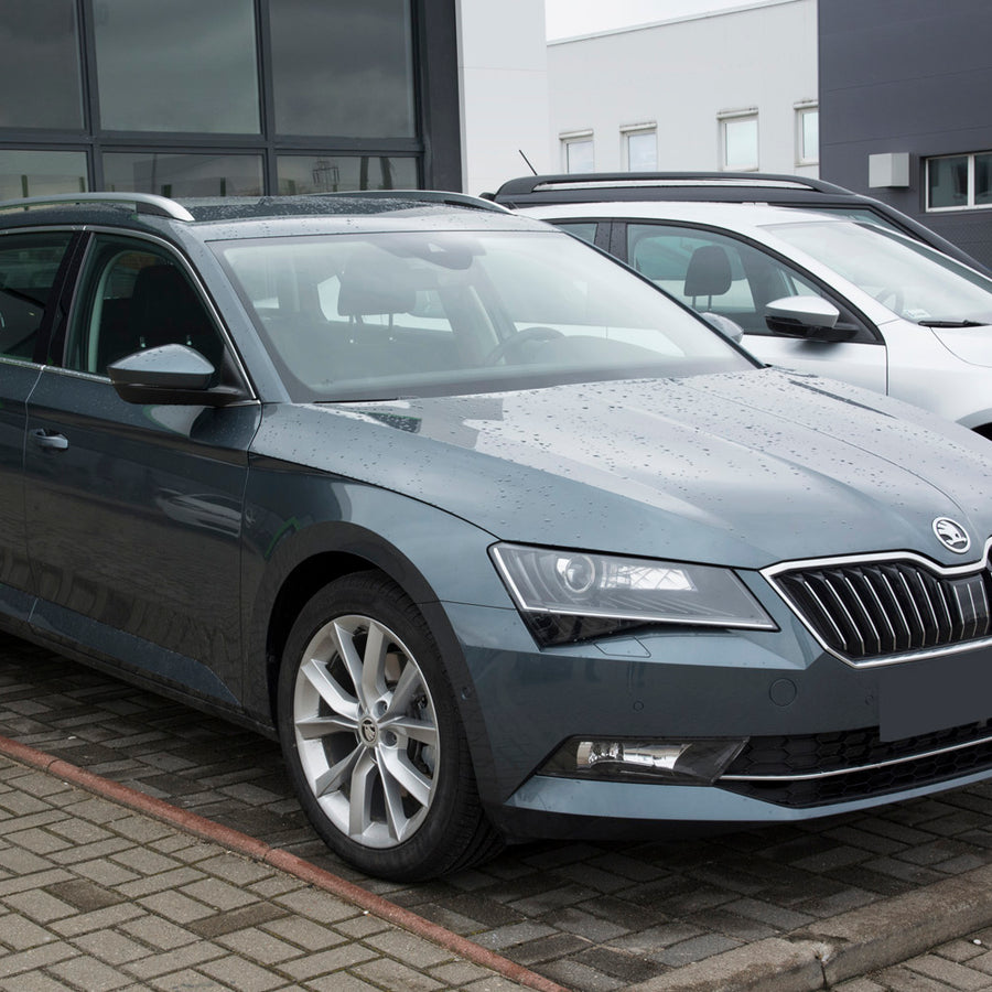 Ladekantenschutz für Skoda Superb III Kombi Silber Matt