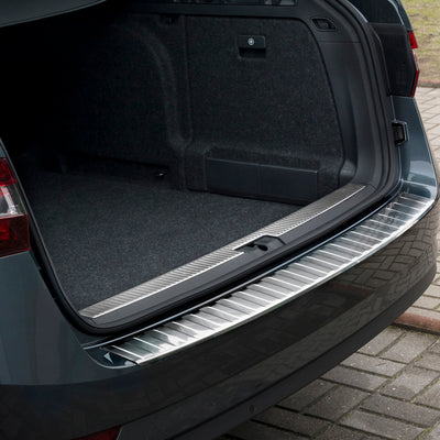 Ladekantenschutz für Skoda Superb III Kombi Silber Matt
