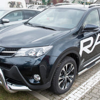 Ladekantenschutz für Toyota Rav4 IV Silber Matt