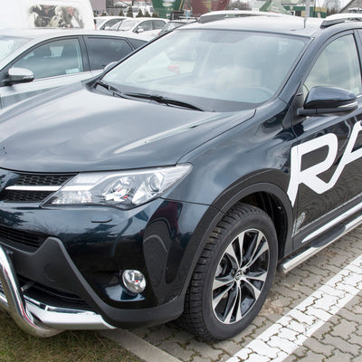 Ladekantenschutz für Toyota Rav4 IV Silber Matt