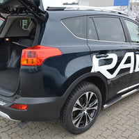 Ladekantenschutz für Toyota Rav4 IV Silber Matt