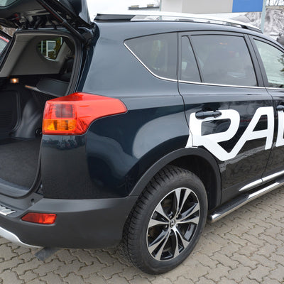 Ladekantenschutz für Toyota Rav4 IV Silber Matt