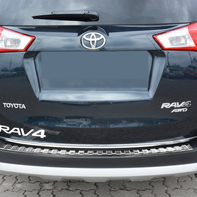 Ladekantenschutz für Toyota Rav4 IV Silber Matt