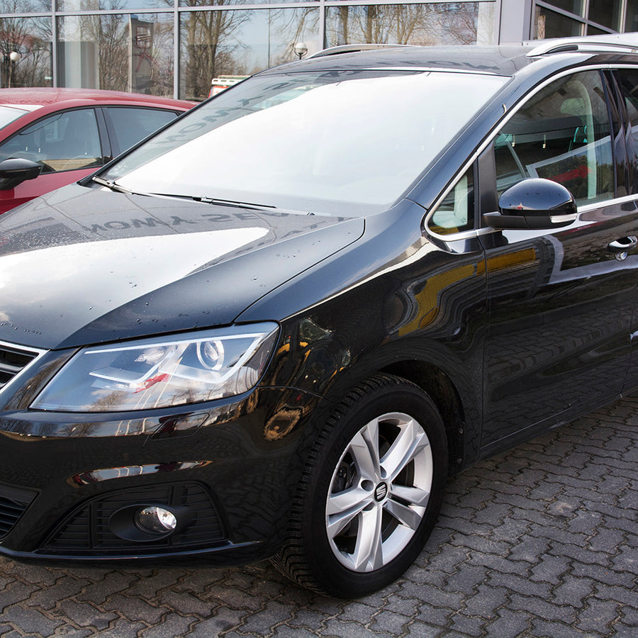 Ladekantenschutz für VW Sharan II / Seat Alhambra II Silber Matt