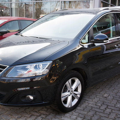 Ladekantenschutz für VW Sharan II / Seat Alhambra II Silber Matt