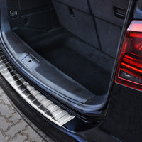 Ladekantenschutz für VW Sharan II / Seat Alhambra II Silber Matt
