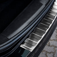 Ladekantenschutz für VW Sharan II / Seat Alhambra II Silber Matt