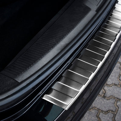 Ladekantenschutz für VW Sharan II / Seat Alhambra II Silber Matt