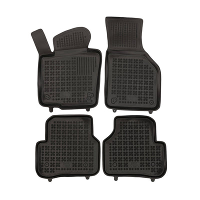 Gummi Fußmatten für Volkswagen Passat B6 B7, Passat Variant, CC Schwarz