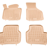 Gummi Fußmatten für Volkswagen Passat B6 B7, Passat Variant, CC Beige