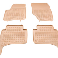 Gummi Fußmatten für Volkswagen Touareg / Porsche Cayenne Beige