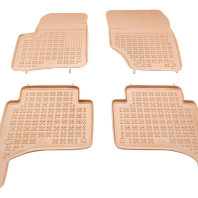 Gummi Fußmatten für Volkswagen Touareg / Porsche Cayenne Beige