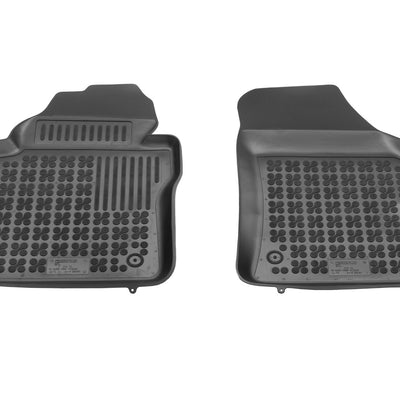 Gummi Fußmatten für Volkswagen Caddy 2 Sitzer / Schwarz