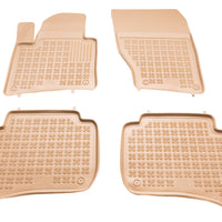 Gummi Fußmatten für Volkswagen Touareg II / Porsche Cayenne II Beige