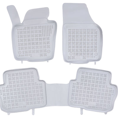 Gummi Fußmatten für Volkswagen Sharan / Seat Alhambra  (2010-) Grau / 7-Sitzer