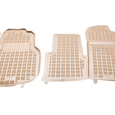 Gummi Fußmatten für Volkswagen Crafter Beige