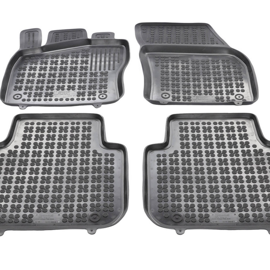 Gummi Fußmatten für Skoda Kodiaq / Seat Tarraco / VW Tiguan Allspace Schwarz