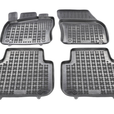 Gummi Fußmatten für Skoda Kodiaq / Seat Tarraco / VW Tiguan Allspace Schwarz
