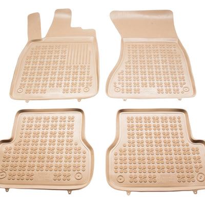 Gummi Fußmatten für Audi A6 C7 / A7 Beige