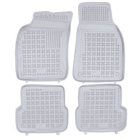 Gummi Fußmatten für Audi A6 C6 FL (2008-2011) Grau