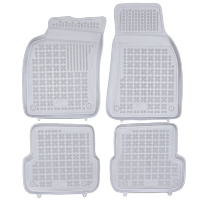 Gummi Fußmatten für Audi A6 C6 FL (2008-2011) Grau