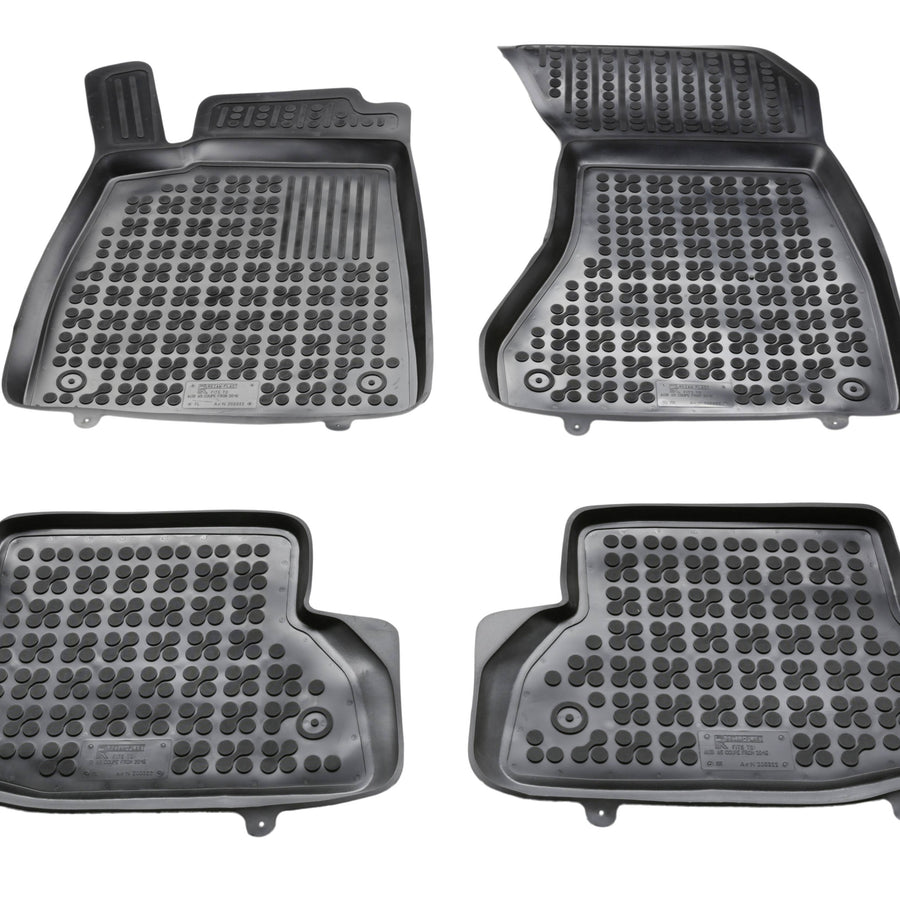 Gummi Fußmatten für Audi A5 Coupe Schwarz