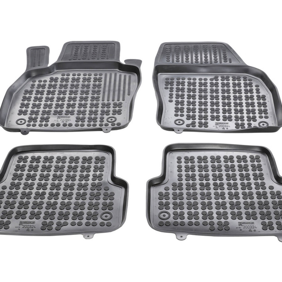 Gummi Fußmatten für Audi A1 II Schwarz
