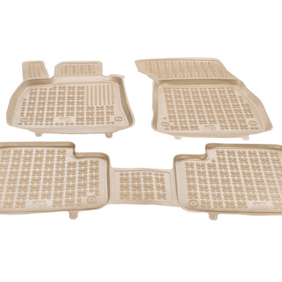 Gummi Fußmatten für Audi E-Tron Beige