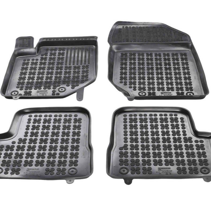 Gummi Fußmatten für Peugeot 208 II / Opel Corsa F Schwarz