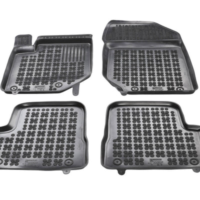 Gummi Fußmatten für Peugeot 208 II / Opel Corsa F Schwarz