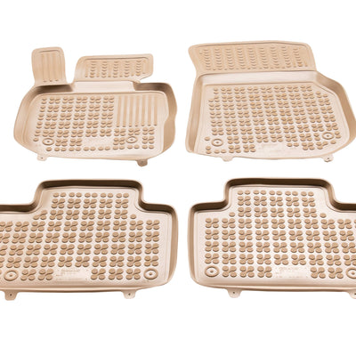 Gummi Fußmatten für BMW X3 G01 Beige