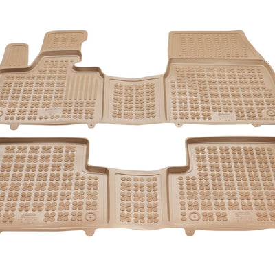 Gummi Fußmatten für BMW i3 Beige