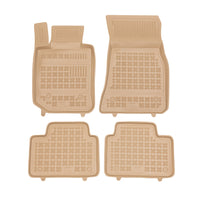 Gummi Fußmatten für BMW 3 G20 G21 Beige / M-Sport Pack