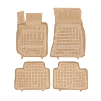 Gummi Fußmatten für BMW 3 G20 G21 Beige / M-Sport Pack