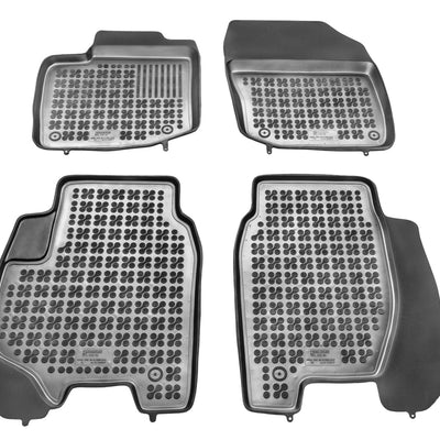 Gummi Fußmatten für Honda Civic IX Schwarz