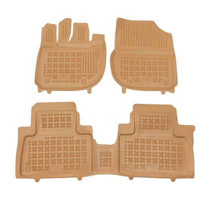 Gummi Fußmatten für Honda e Ny1 Beige