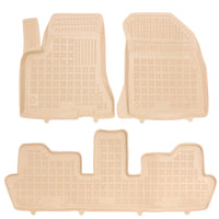 Gummi Fußmatten für Citroen C4 Picasso / Grand Picasso Beige