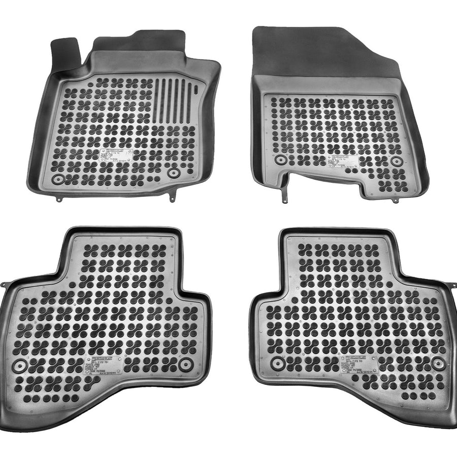 Gummi Fußmatten für Citroen C1 / Peugeot 107 / Toyota Aygo Schwarz