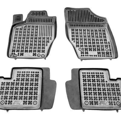 Gummi Fußmatten für Citroen C4 / Peugeot 307 Schwarz