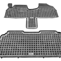 Gummi Fußmatten für Peugeot 806 / Citroen Evasion / Fiat Ulysse / Lancia Zeta Schwarz