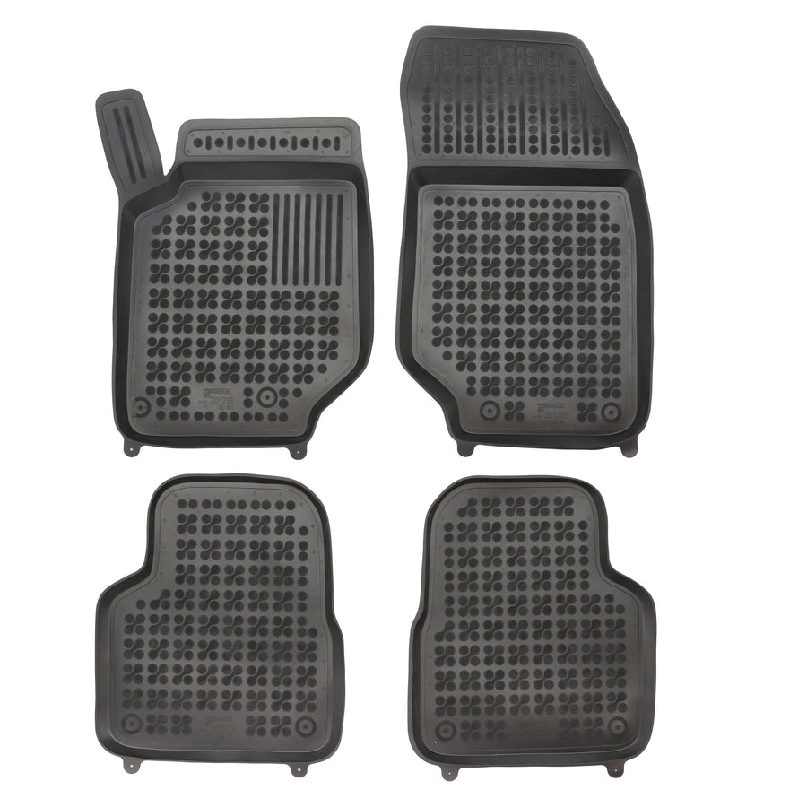 Gummi Fußmatten für Citroen C4 III Schwarz