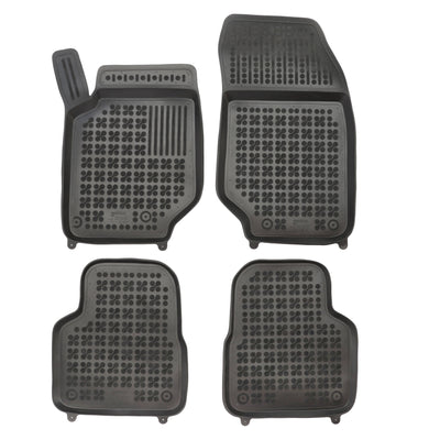 Gummi Fußmatten für Citroen C4 III Schwarz