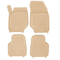 Gummi Fußmatten für Citroen C4 III Beige
