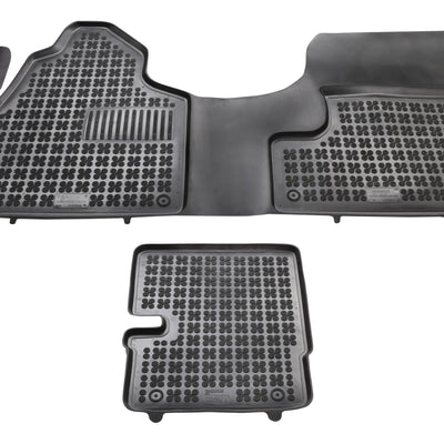 Gummi Fußmatten für Mercedes Sprinter II Schwarz / 2-Sitzer