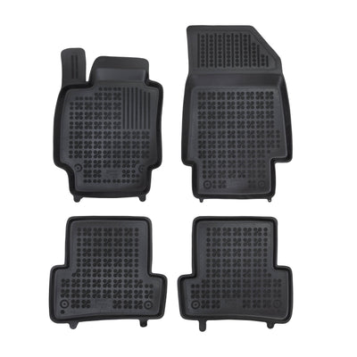 Gummi Fußmatten für Renault Clio III / Grandtour III / Captur Schwarz