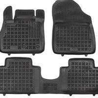 Gummi Fußmatten für Renault Grand Scenic IV Schwarz