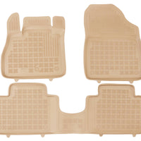 Gummi Fußmatten für Renault Grand Scenic IV Beige