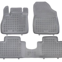 Gummi Fußmatten für Renault Grand Scenic IV Grau