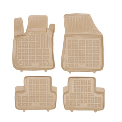 Gummi Fußmatten für Renault Megane IV Grandtour / E-Tech Beige